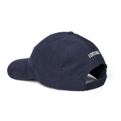 Aptos California Upside Down Embroidered Corduroy Cap - 100% Cotton