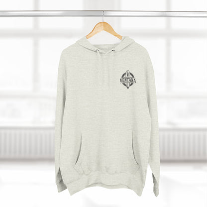 Ventana Surfsquatch by Thiago Bianchini Unisex - Pull-Over Cotton Blend Fleece Hoodie