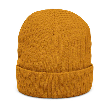 Aptos Junior High Surf Team - Embroidered Unisex Ribbed Knit Beanie with Recycled Polyester