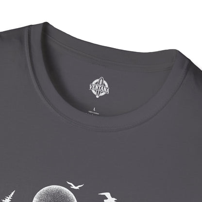 Ventana Surfsquatch by Thiago Bianchini Unisex - Soft Style U.S. Cotton T-Shirt