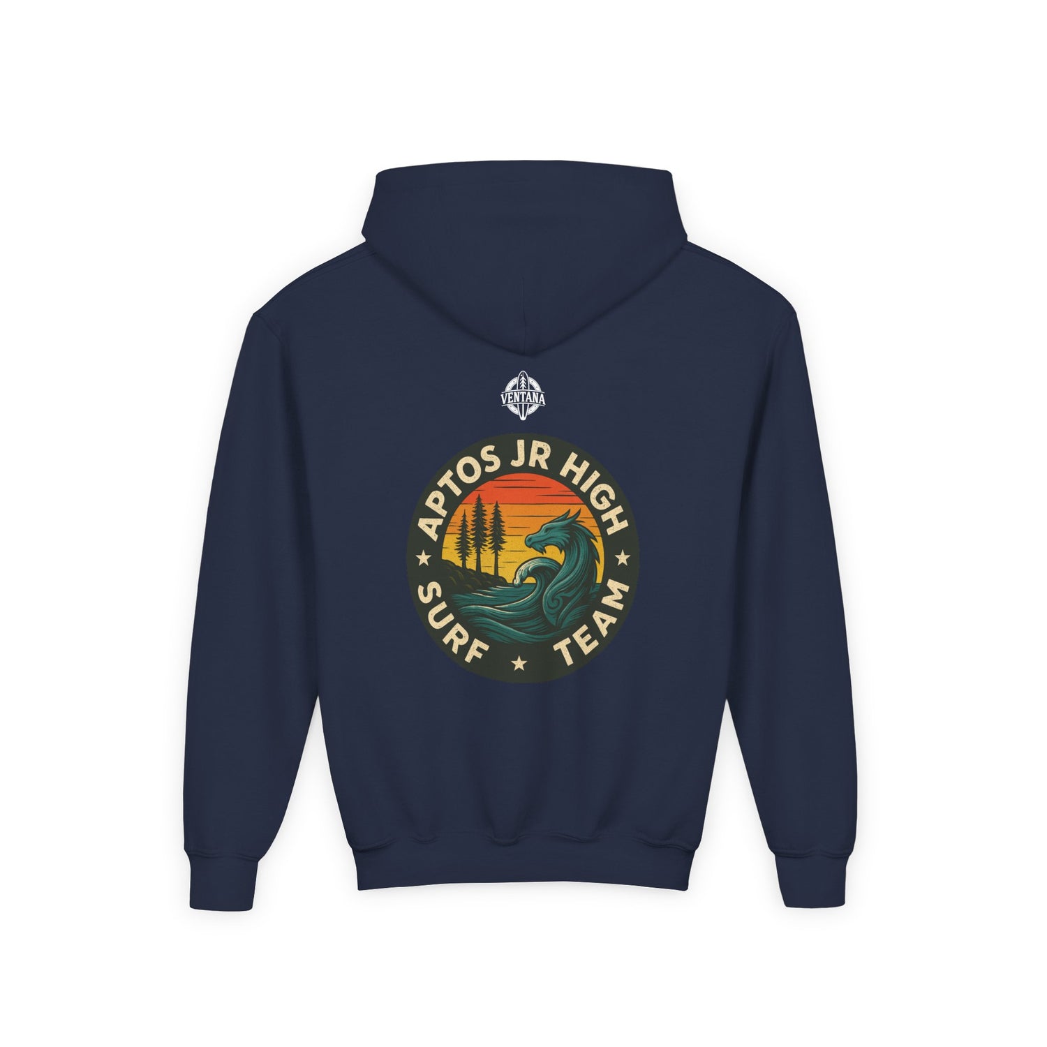 Aptos Jr High Surf Team Youth Pull-Over Hoodie - Heavy Blend Sweatshirt