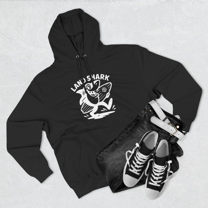 Land Shark Unisex - Pull-Over Cotton Blend Fleece Hoodie