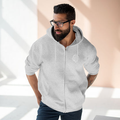 Ventana Treefish Logo Unisex - Zip Cotton Blend Fleece Hoodie