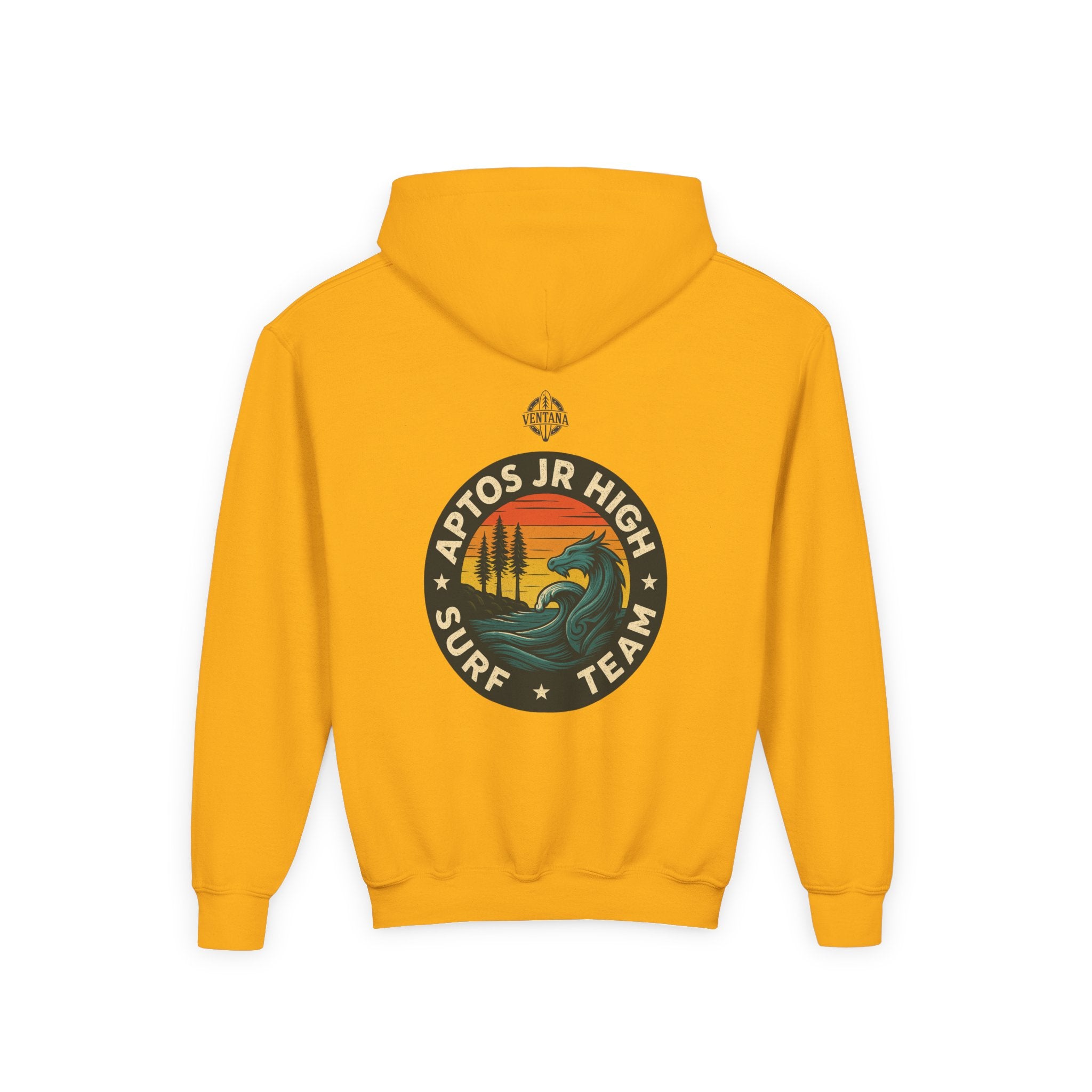 Aptos Jr High Surf Team Youth Pull-Over Hoodie - Heavy Blend Sweatshirt