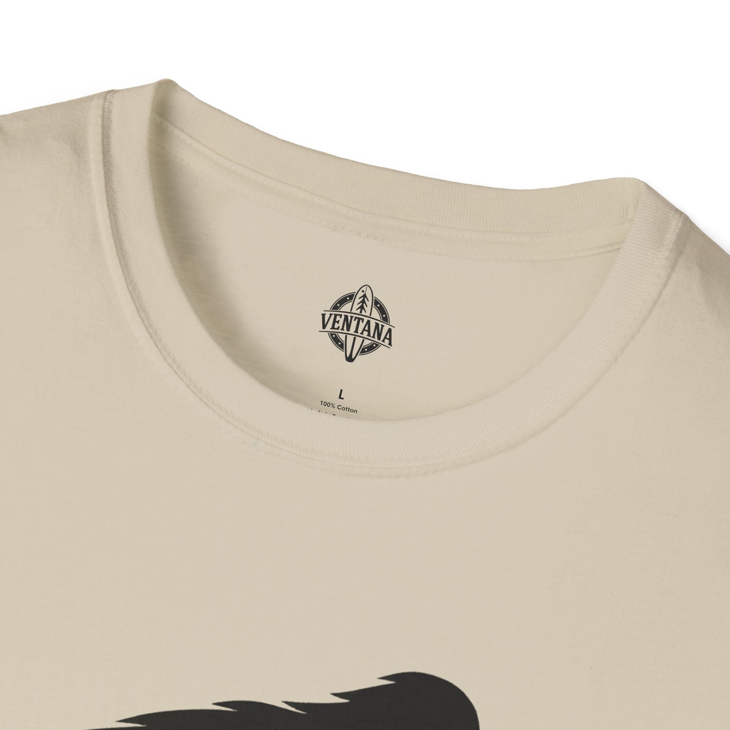 Ventana Shreddy Yeti Snowboard Unisex - U.S. Cotton T-Shirt