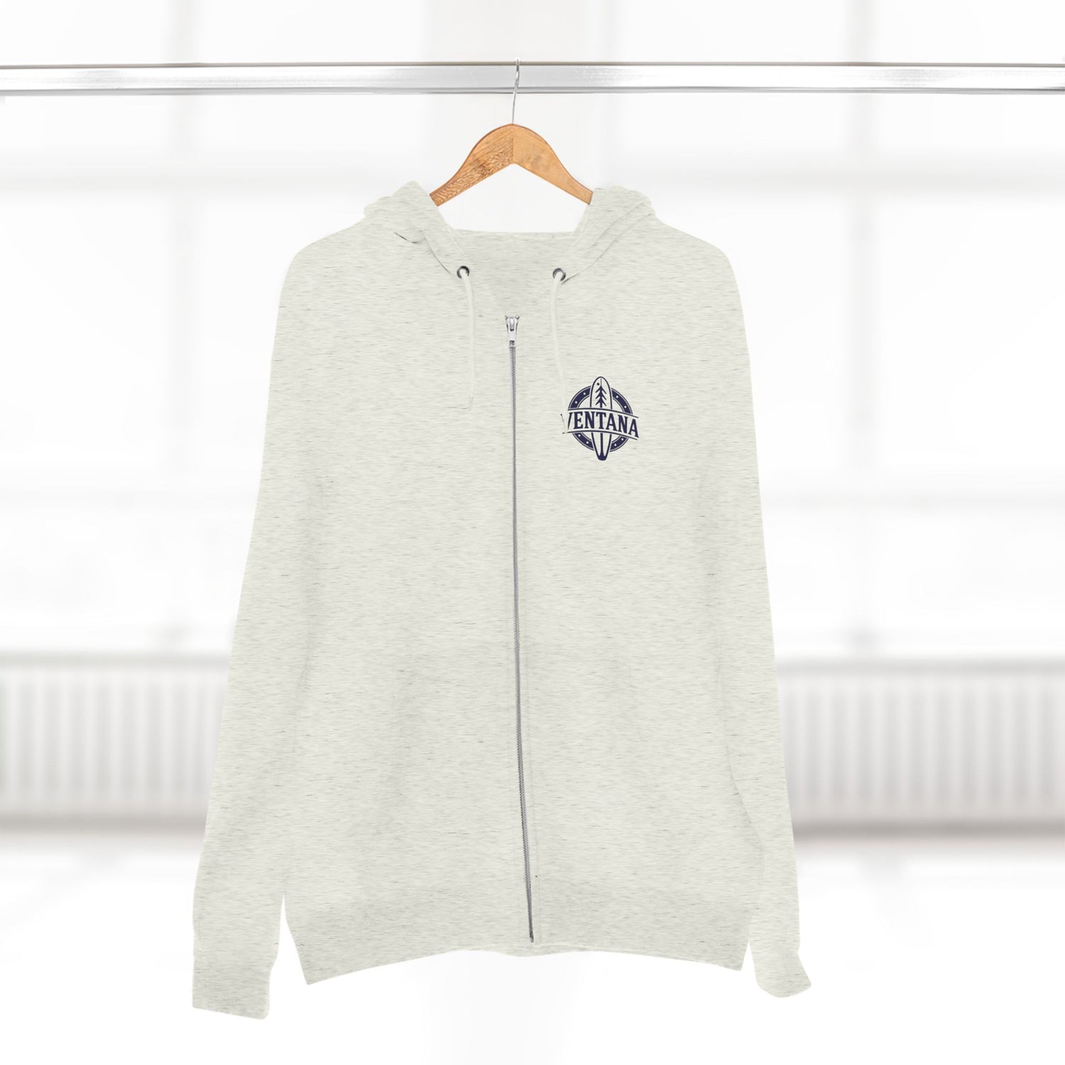 Ventana Marine Life by Lili Arnold Unisex - Zip Cotton Blend Fleece Hoodie