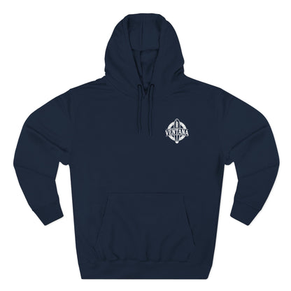 Ventana Surfsquatch by Thiago Bianchini Unisex - Pull-Over Cotton Blend Fleece Hoodie