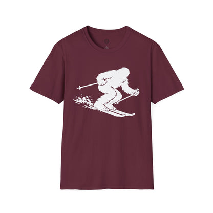 Ventana Shreddy Yeti Ski Unisex - U.S. Cotton T-Shirt