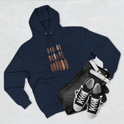 Ventana Wooden Surfboards Unisex - Pull-Over Cotton Blend Fleece Hoodie