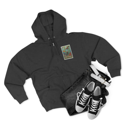 Kelp Forest Lotería Unisex - Zip Cotton Blend Fleece Hoodie (El Bosque de Algas)