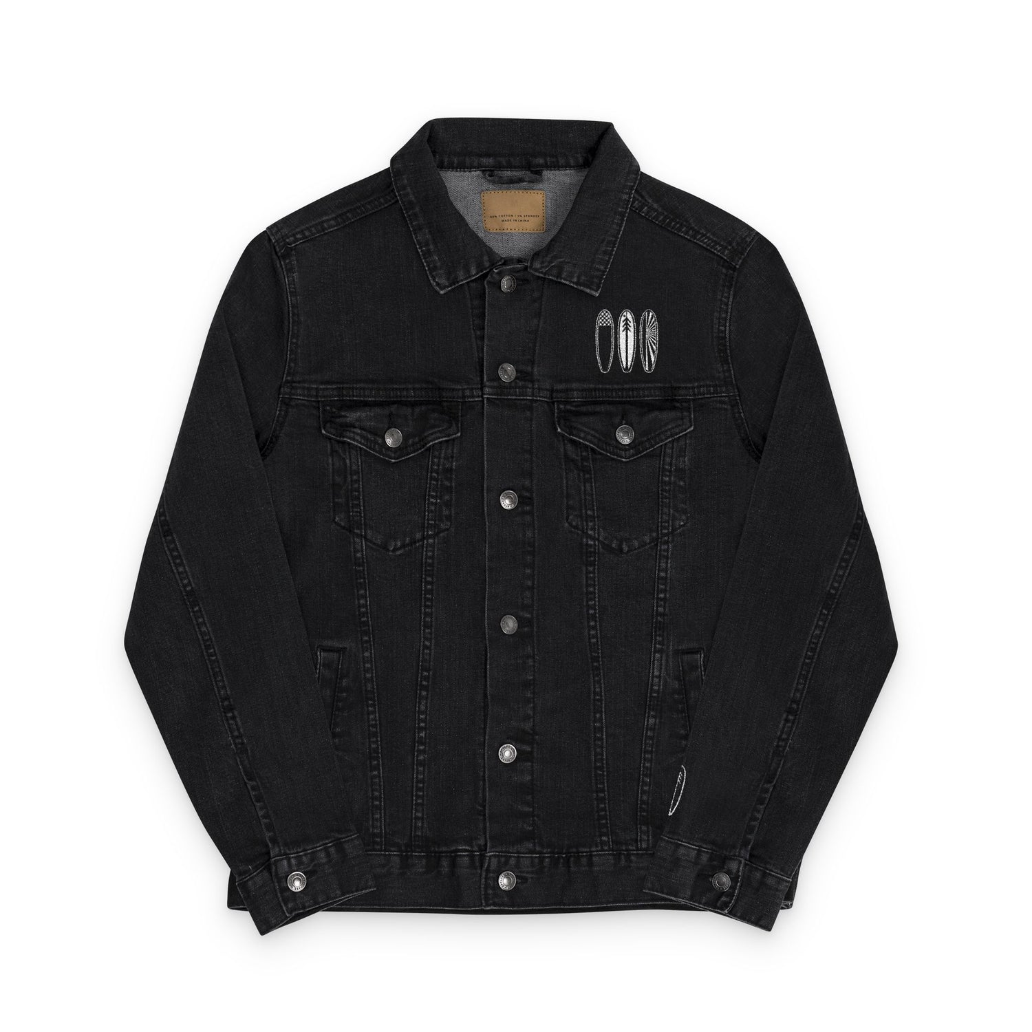 Ventana Three Boards Denim Embroidered Jacket Unisex