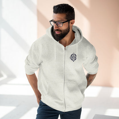 Ventana Marine Life by Lili Arnold Unisex - Zip Cotton Blend Fleece Hoodie