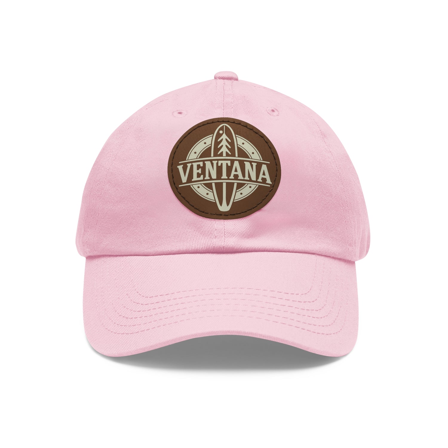 Ventana Treefish Logo Vegan Leather Patch Hat