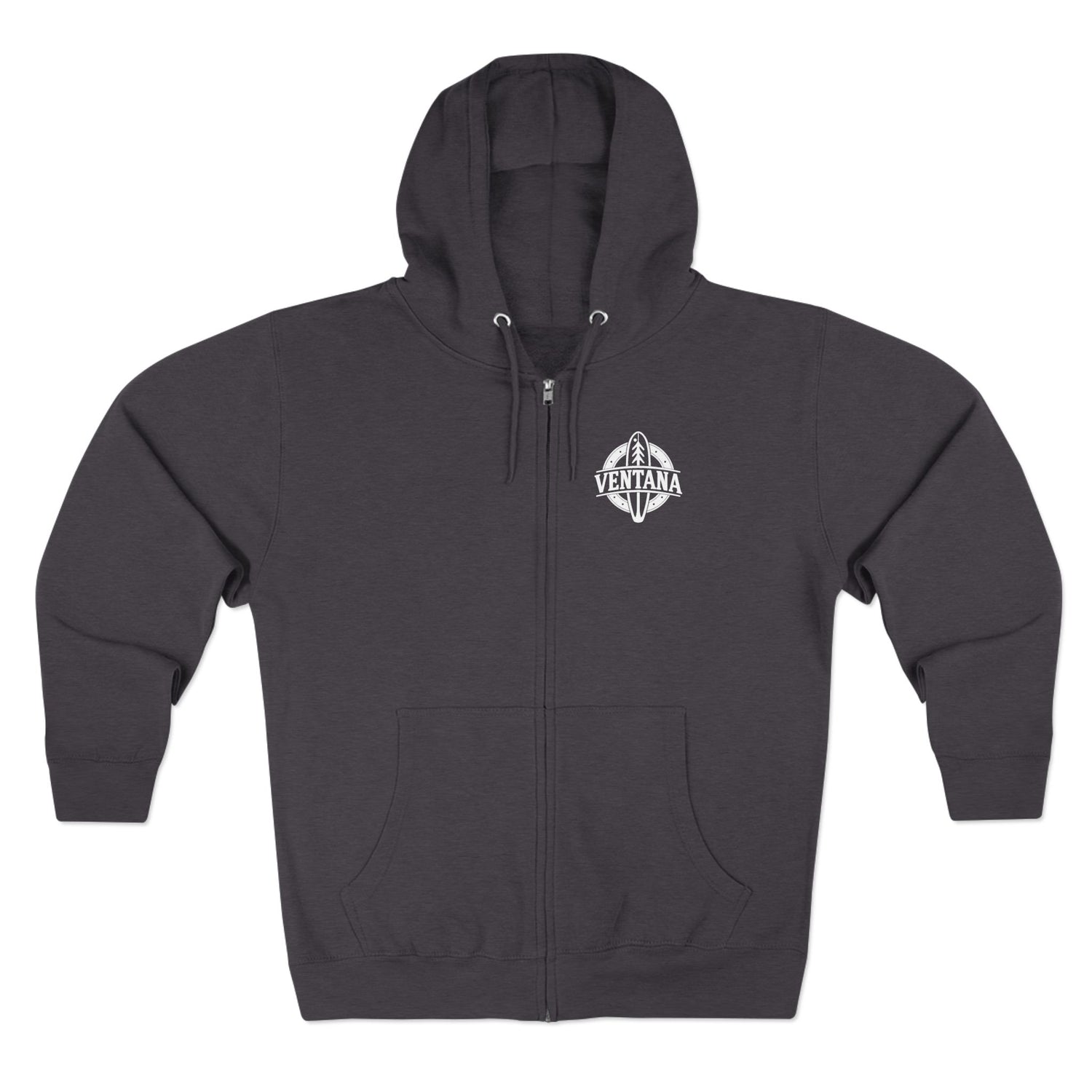 Ventana Marine Life by Lili Arnold Unisex - Zip Cotton Blend Fleece Hoodie