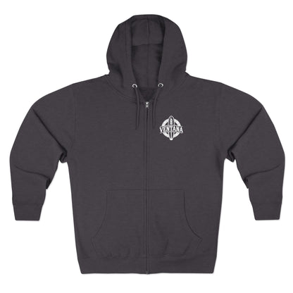 Ventana Marine Life by Lili Arnold Unisex - Zip Cotton Blend Fleece Hoodie