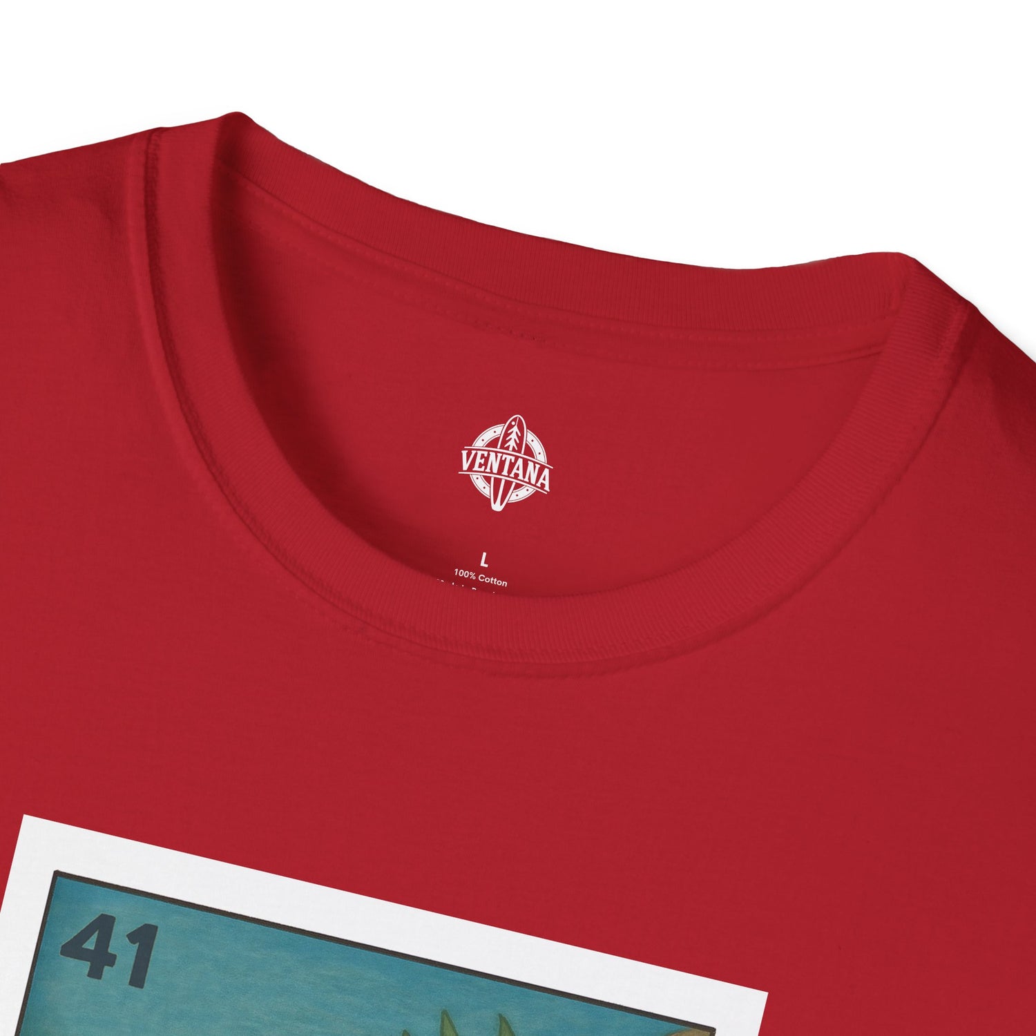 Crab Lotería Unisex - Soft Style U.S. Cotton T-Shirt (El Cangrejo)