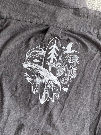 Reclaimed Flannel Small: Ventana Monterey Bay by Thiago Bianchini