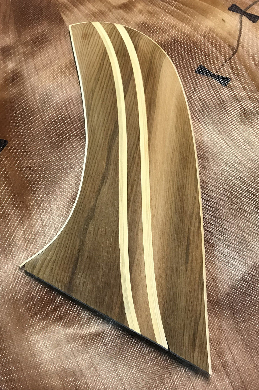 Aquarium Cedar Longboard Hatchet Fin-Ventana Surfboards &amp; Supplies
